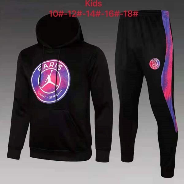 Niños Chandal Con Capucha Paris Saint Germain 2022 Negro Rosa